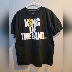 Mens Cleveland Cavaliers King of the land T shirt black Size XL